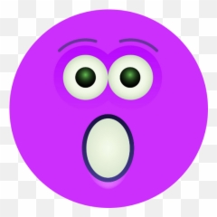 Iy Smiley Violet Surpris - Dot Emoji