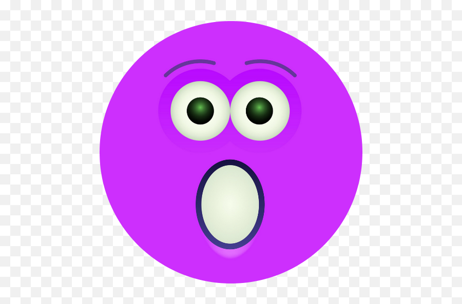 Iy Smiley Violet Surpris - Dot Emoji,Purple Ribbon Emoji