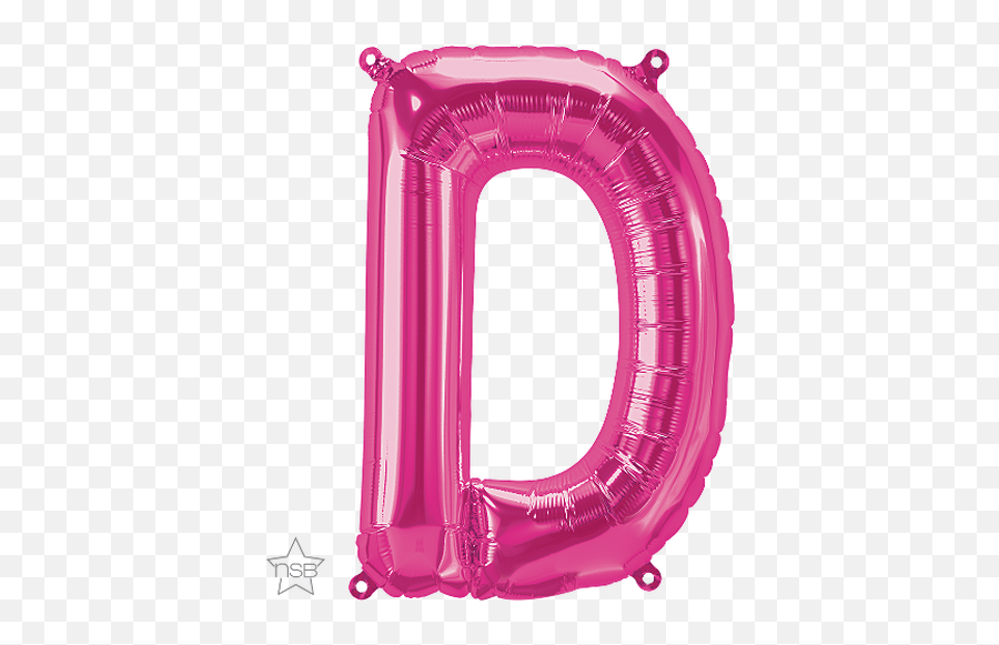 Letter D 16 In - Silver Foil Balloon D Transparent Balloon Letters Png Emoji,Letter D Emoji