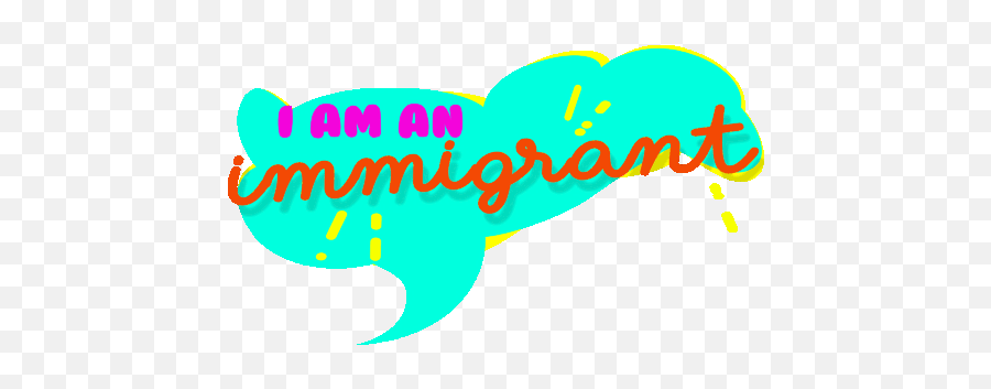 Iam An Immigrant Proud Immigrant Gif - Iamanimmigrant Language Emoji,Emoji Proud