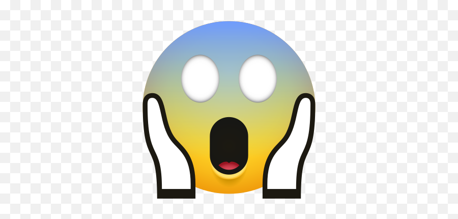 Face Screaming In Fear Icon - Dot Emoji,Shocker Emoji Iphone