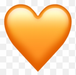 What Do The Different Colors Of Hearts In Emojis Mean Which - Iphone Orange