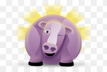 Gambar Wink Smiley Gratis - Cow Cartoon Tongue One Wink Emoji,Pizza Emoji