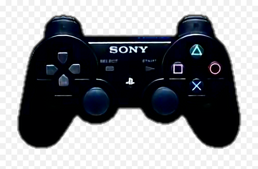 Ps3 Game Gamer Playstation Controller Black Png Sticker - Ps3 Dualshock 3 Black Emoji,Game Controller Emoji