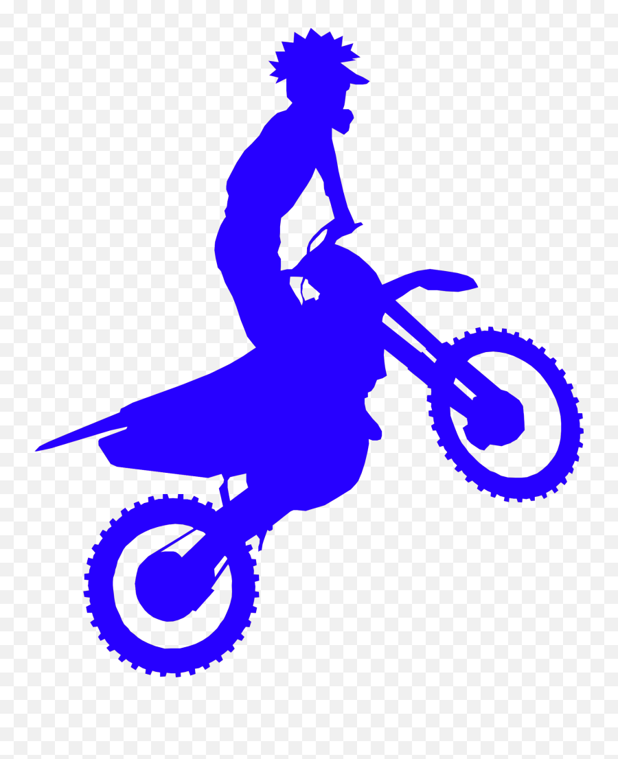 Black And White Motocross Clipart - Dirt Bike Braap Decal Emoji,Motocross Emoji
