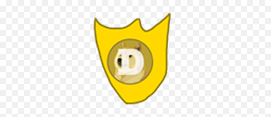 Golden Doge Shield - Dogecoin Emoji,Doge Emoticon