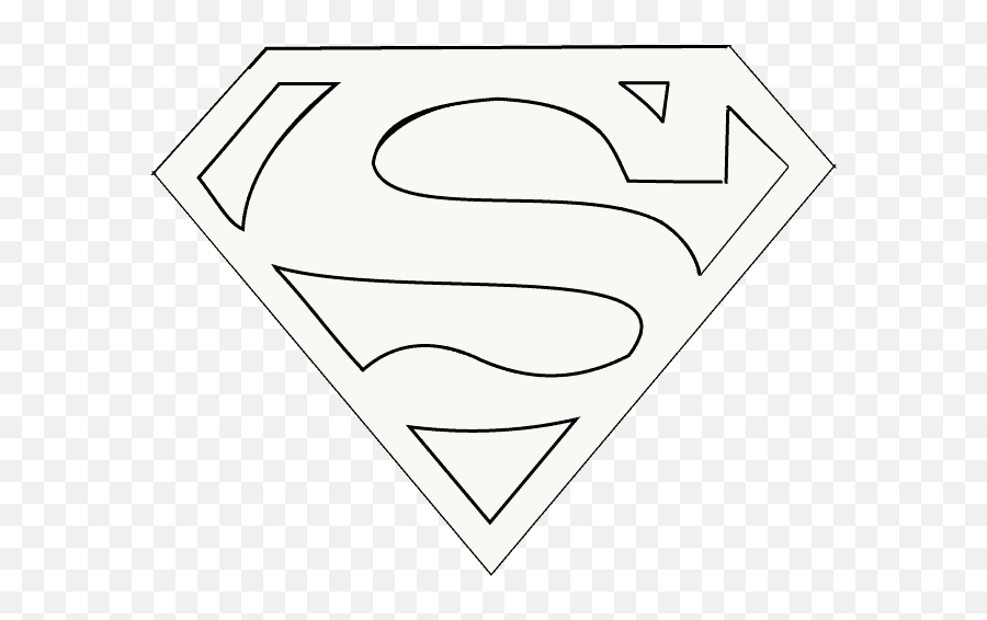 How To Draw Superman Logo - Illustration Emoji,Superman Symbol Emoji