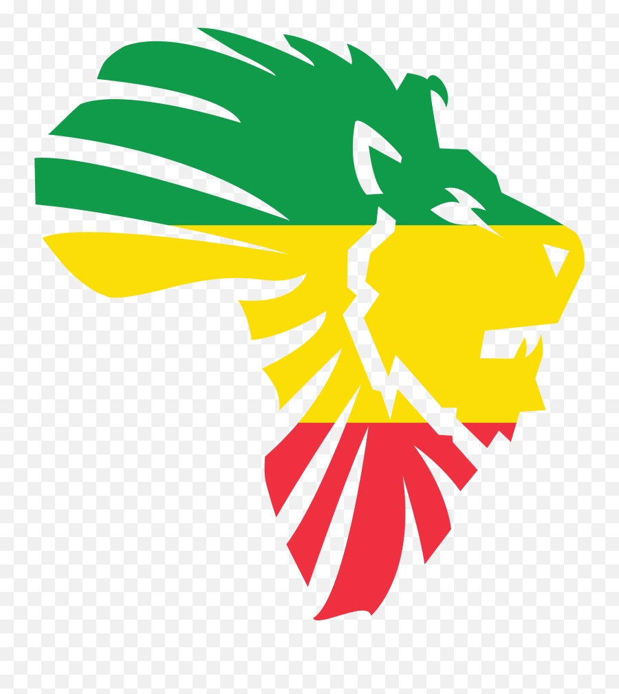 Lion Of Africa Map - Red Yellow Green Lion Emoji,Rasta Emoji Iphone