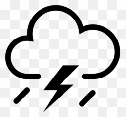 Storm Icon - Cloud With Lightning Icon Emoji,Storm Emoji