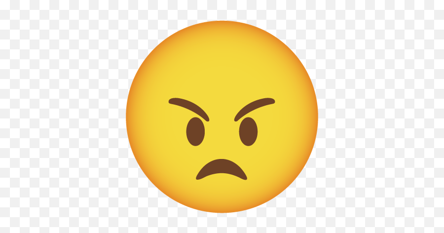 Angry Face Emoticon At Getdrawings Free Download - Smiley Emoji,Upset Emoji