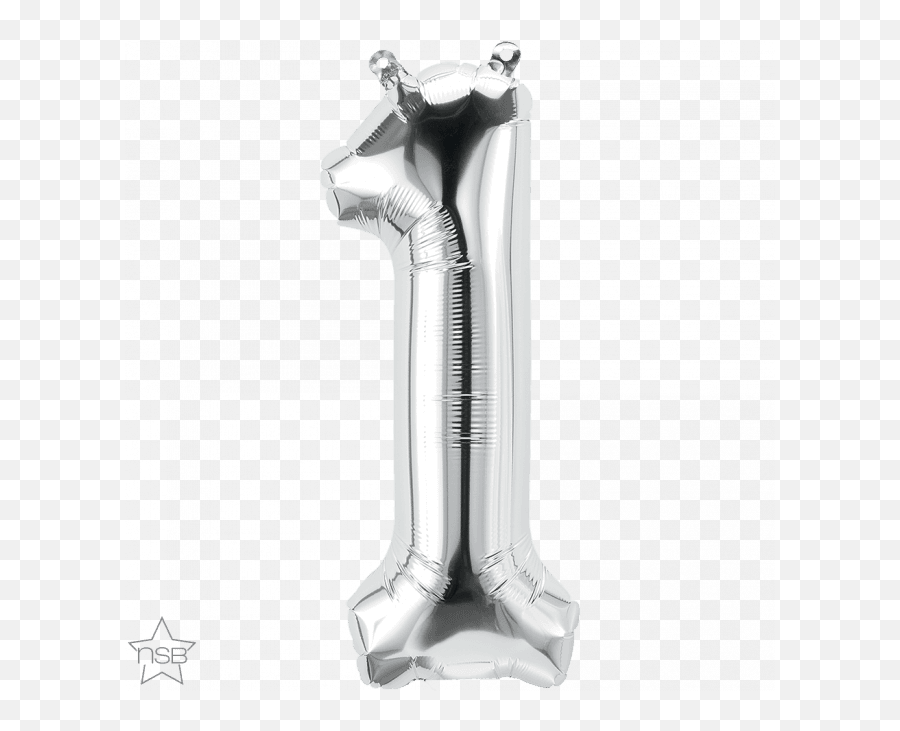 16 Number Age 11st Birthday - One Silver Shape Foil Silver Number 1 Balloon Emoji,Wrench Emoji