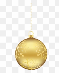 Download Free Png Gold Christmas Ornaments Clipart - Ball Transparent Emoji