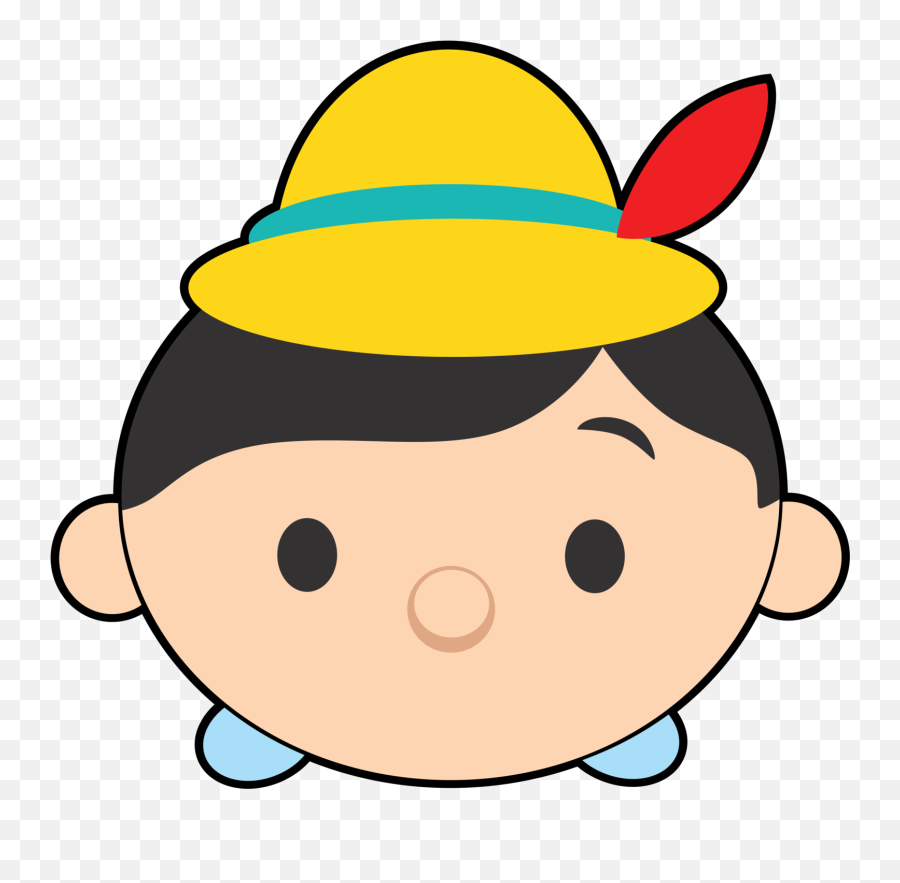 Disney Tsum Pinnocchio - Disney Tsum Tsum Characters Png Tsum Tsum Disney Png Emoji,Disney Emoji Characters