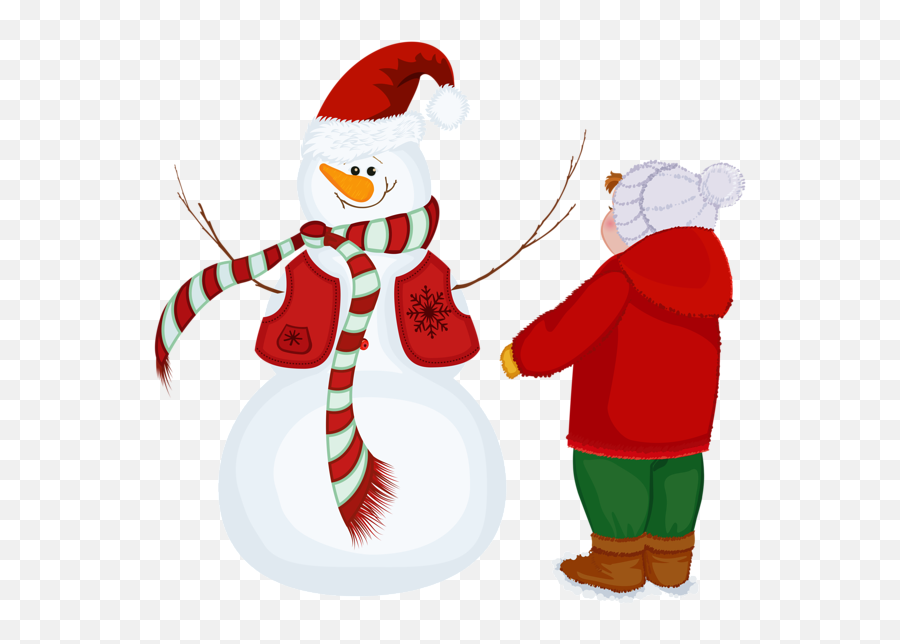 Transparent Snowman And Kid Png Clipart - Snowman Emoji,Snowman Emoji Transparent