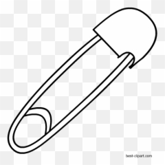 Free Craft Clip Art Graphics - Safty Pin Clipart Black And White Emoji,Safety Pin Emoji