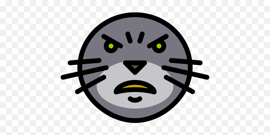 Angry - Free Smileys Icons Clip Art Emoji,Gray Cat Emoji