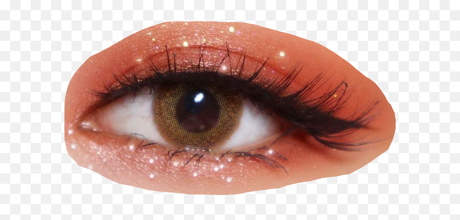 Eye Eyeshadow Eyeaesthetic Sticker By Mokakoffe - Makeup Inspired Bts Emoji,Sparkly Eye Emoji