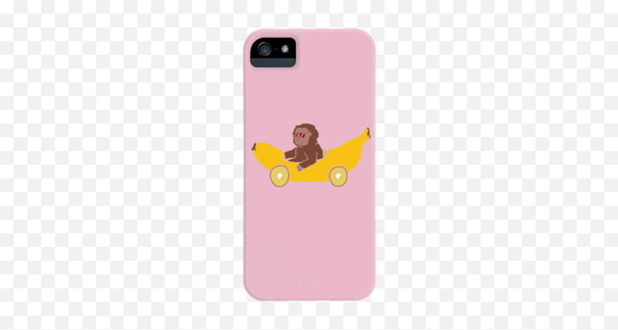 Best Pink Monkey Phone Cases Design By Humans - Iphone Emoji,School Bus Emoji