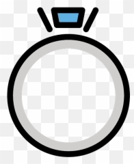 Ring Emoji Clipart - Comment Smiley Face Icon,Emoji Ring