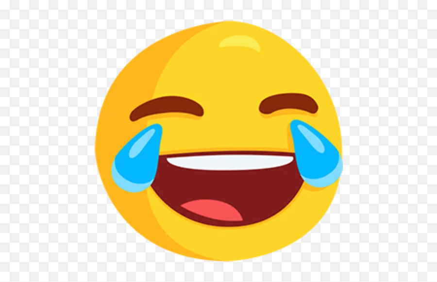 Pack De Stickers Para Telegram Messenger Emoji - Laughing In Tears Emoji,Emojis Para Messenger