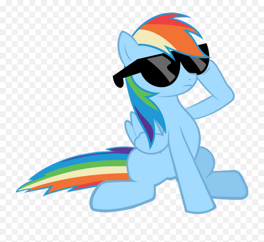 Deal With It - My Little Pony With Sunglasses Emoji,Too Sweet Emoji