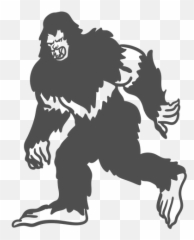 Bigfoot Sasquatch Growling Walking Cut - Illustration Emoji,Sasquatch Emoji