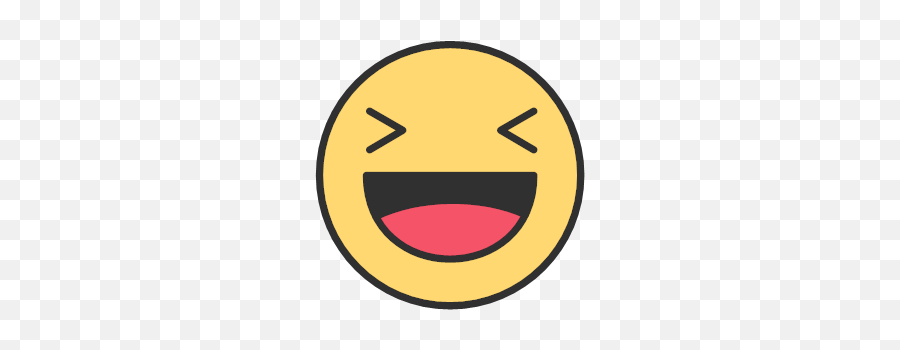 Facebook Laughing Emoji Reaction Icon,Laughing Emoji