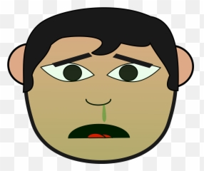 Barf Comic Characters Green Ill Mucus - Niño Escuriendo El Moco Emoji,Barfing Emoji