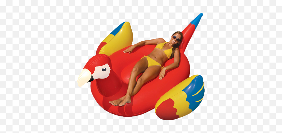 Pool Floats And Inflatables - Parrots Inflatable Emoji,Emoji Floaties