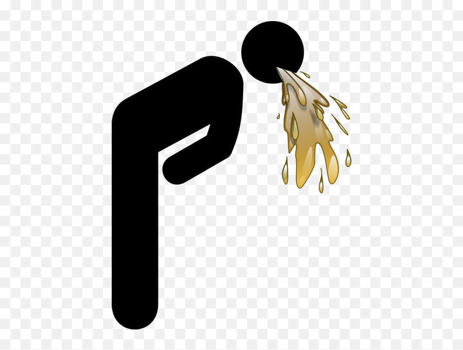 Man Vomiting Icon - Stick Figure Throwing Up Emoji,Android Emoji