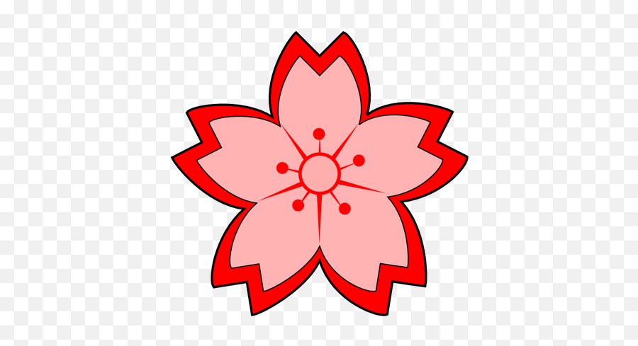 Sakura Flower Vector Image - Sakura Clipart Emoji,Sakura Blossom Emoji