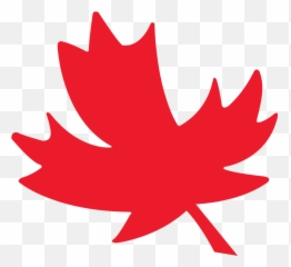 Canadian Maple Leaf Transparent Png - Logo De Canada Emoji