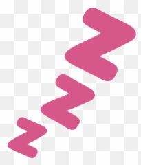 100 Emoji Load20180523 Stickpng003 - Sleeping Symbol