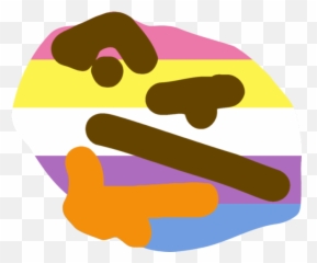 Emoji Flags Tumblr Posts - Thinking Emoji Meme Transparent,Thonk Emoji