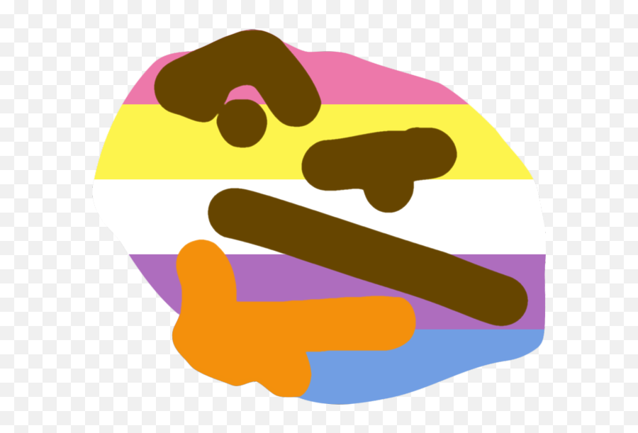 Emoji Flags Tumblr Posts - Thinking Emoji Meme Transparent,Thonk Emoji