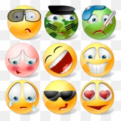 Vector Emoticons Icons - Free Picture Download Emoji