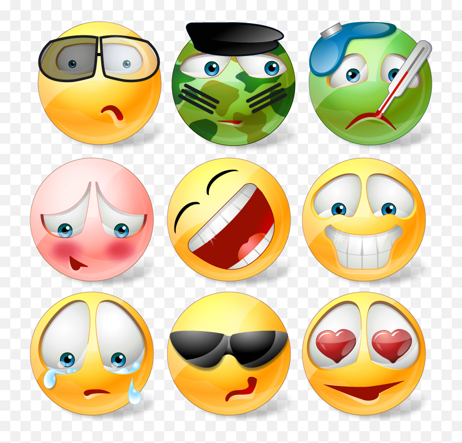 Vector Emoticons Icons - Free Vector Emoticon Picture Download Emoji,What Are Emoticon
