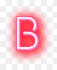 Letra Neon B Red Neonspiral Neonlights Neoneffect Neon - Letras B Em Neon Png Emoji,Red B Emoji