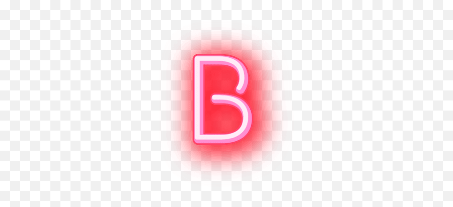 Letra Neon B Red Neonspiral Neonlights Neoneffect Neon - Letras B Em Neon Png Emoji,Red B Emoji