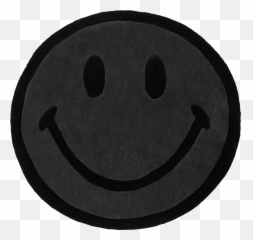 Chinatown Market Big Smiley Rug Black - Emoji