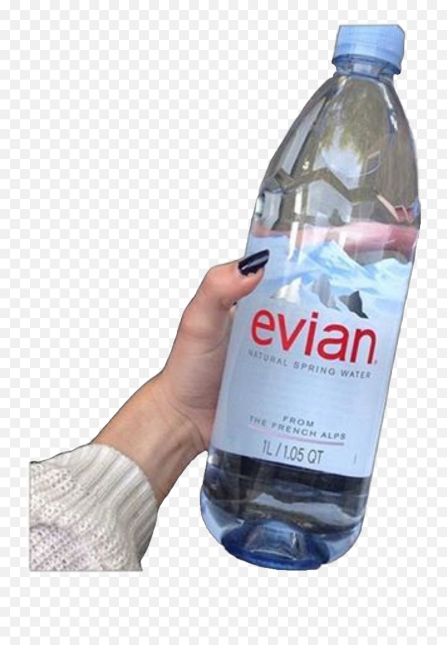 Evian Water Bottle Waterbottle - Evian We Heart Emoji,Bottled Water Emoji
