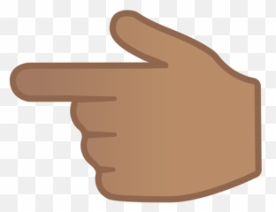 Medium - Finger Pointing Left Emoji