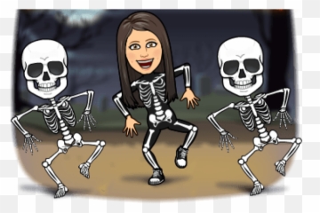 Spooktoberfish - Skeleton Bitmoji Emoji