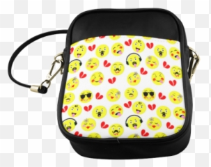 Emoji Fashion Cute Pattern Sling Bag - Handbag