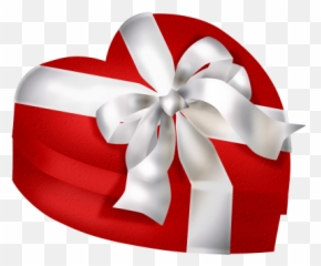Heart Present Clipart - Gift Box Emoji
