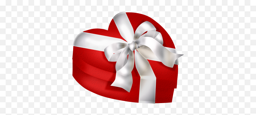 Heart Present Clipart - Heart Gift Box Clipart Emoji,Gift Heart Emoji