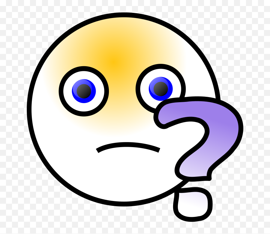 Question Smiley Png Svg Clip Art For - Difficult Clipart Emoji,Wwe Emoticon