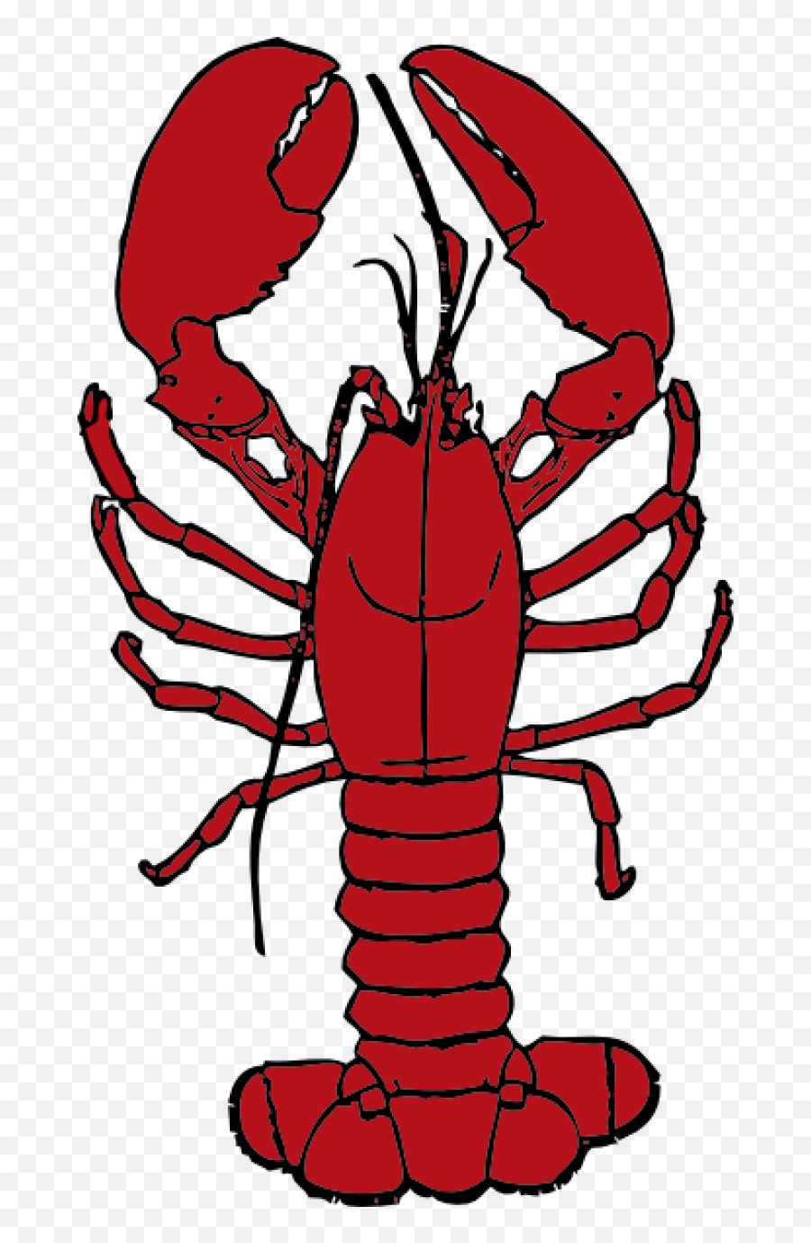 Crawfish Clipart Maine Lobster - Cartoon Clip Art Lobster Emoji,Crawfish Emoji