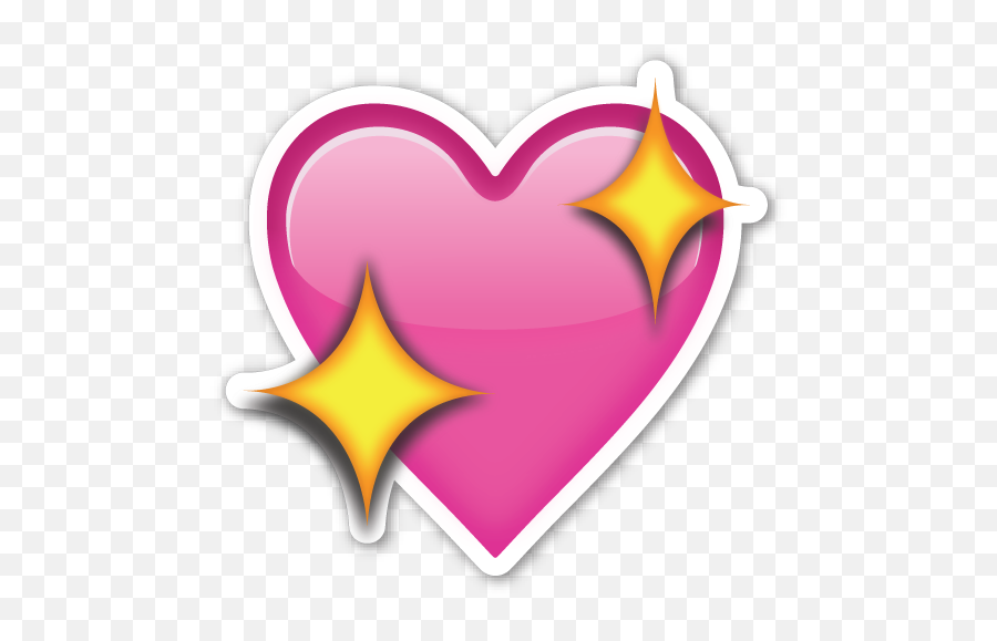 Sparkling Heart - Heart Emoji Sticker,Crystal Ball Emoji