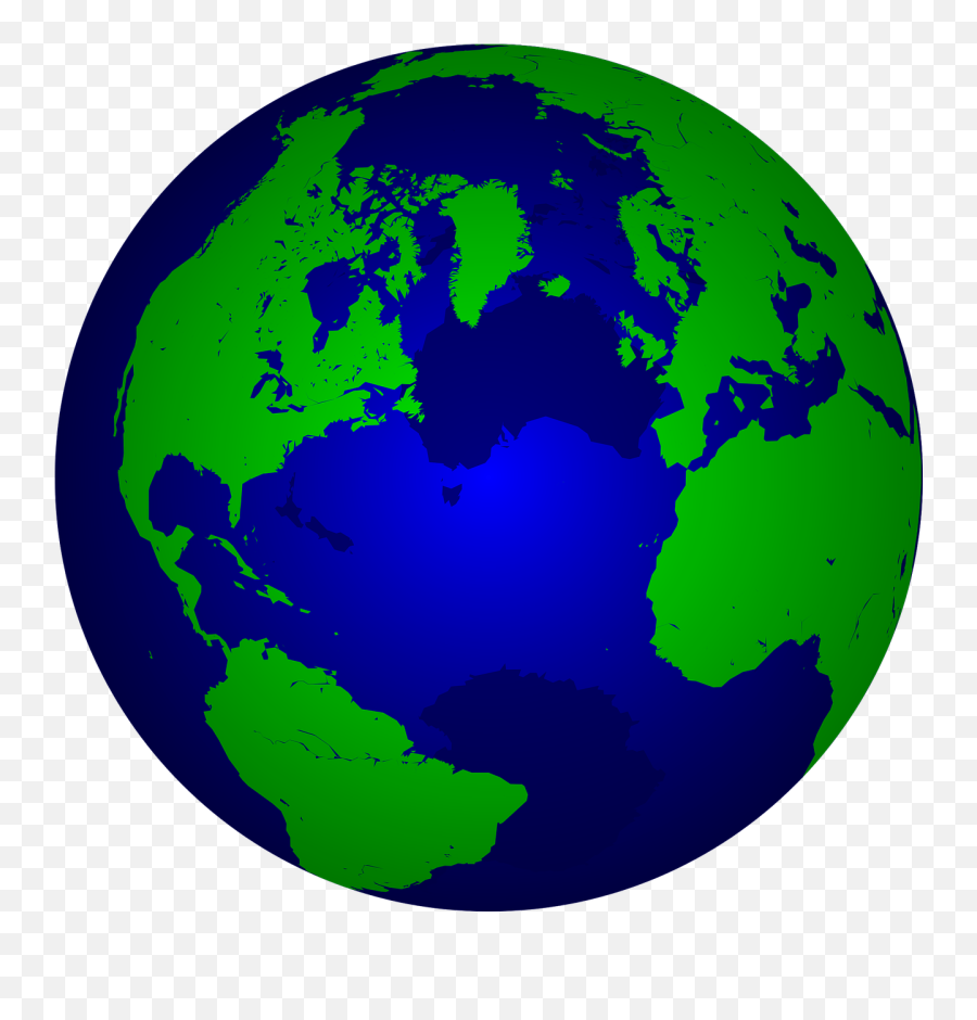 Earth Globe Map Of The World Continents - Transparent Background Earth Clipart Emoji,Download Dirty Emojis